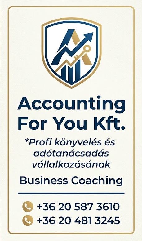 Accounting For You Kft. - Profi könyvelés és adótanácsadás vállalkozásának” – Teljes körű számviteli szolgáltatás - Business Coaching
