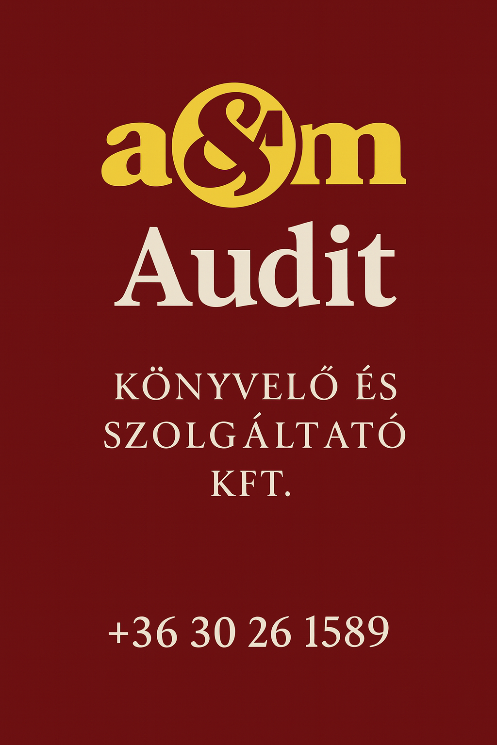 A&M Audit Kft. – Több mint könyvelés: Stratégiai partner a számvitelben!