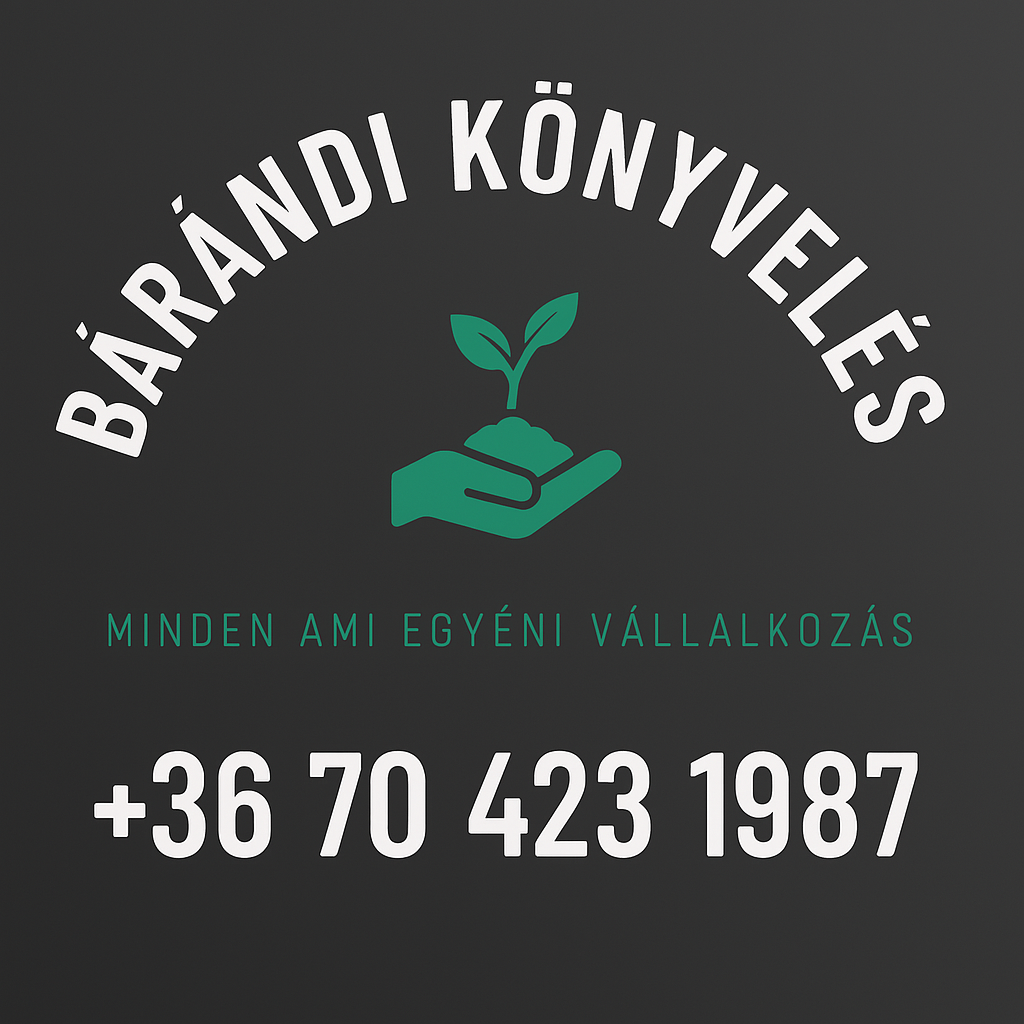 BÁRÁNDI KÖNYVELÉS - teljeskörű könyvelés egyéni vállalkozók részére - KATA adózástól VSZJA adózásig!