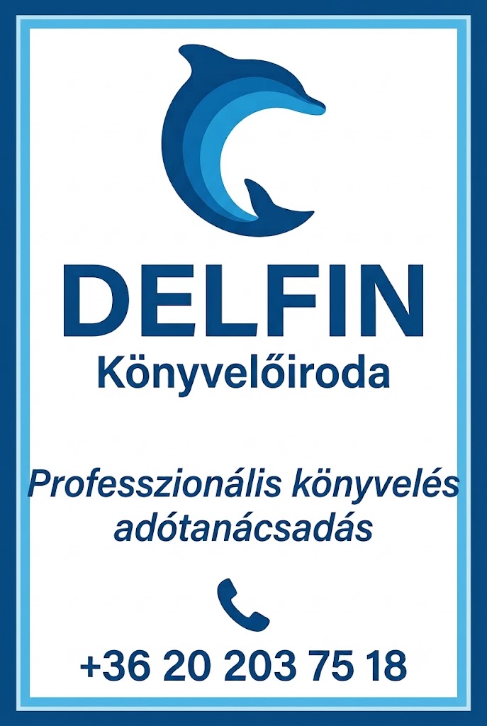 Delfin Könyvelő Iroda - teljes körű könyvelés - Vasad központjában!