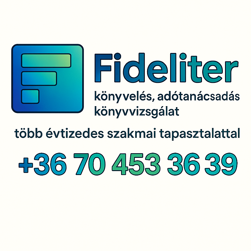 Fideliter Kft. - teljeskörű könyvelés - bérszámfejtés - személyre szabott számviteli megoldások - XIII. kerület