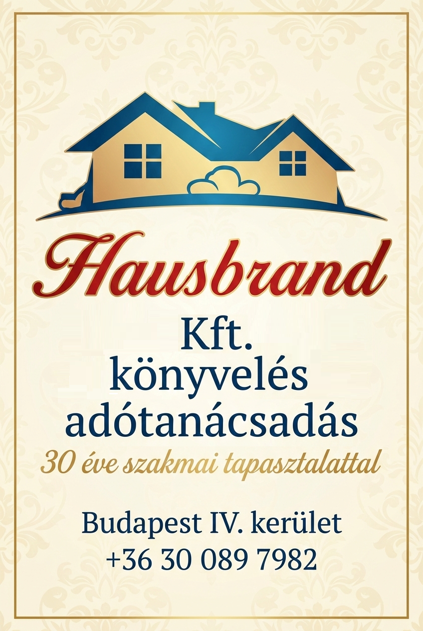 Hausbrand Kft. – Nyugodt álmok, precíz számok: teljes körű könyvelés és adótanácsadás Újpesten!