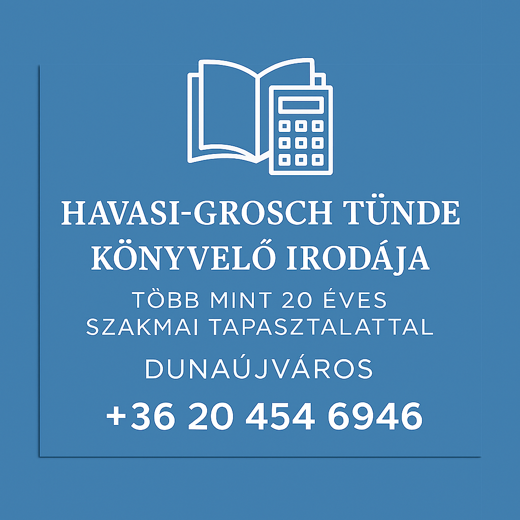 Havasi-Grosch Tünde Könyvelő Irodája - Pénzügyi partner a sikerhez - Több mint 20 év tapasztalat az Ön vállalkozásának szolgálatában - könyvelés - bérszámfejtés – Dunaújváros