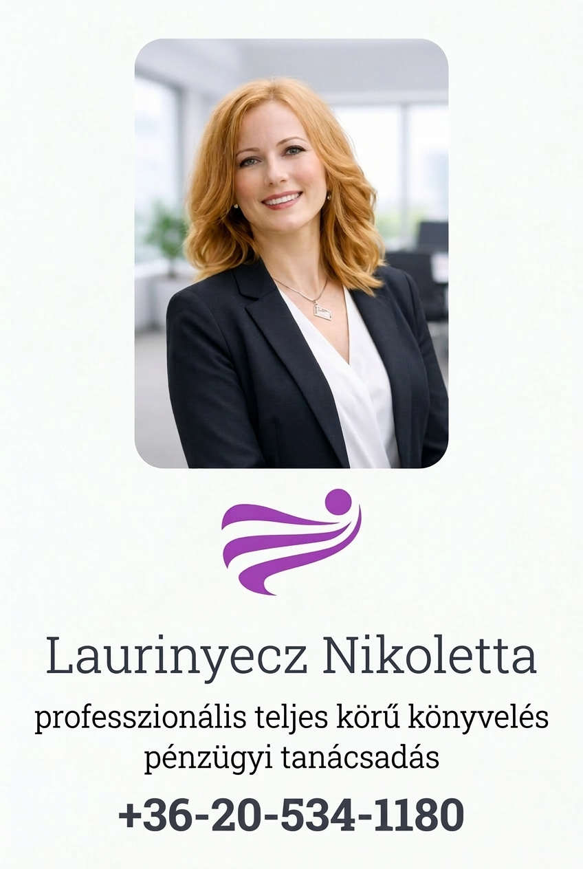 Laurinyecz Nikoletta Könyvelő Irodája - teljes körű könyvelés - bérszámfejtés - pénzügyi tanácsadás - Heves megye
