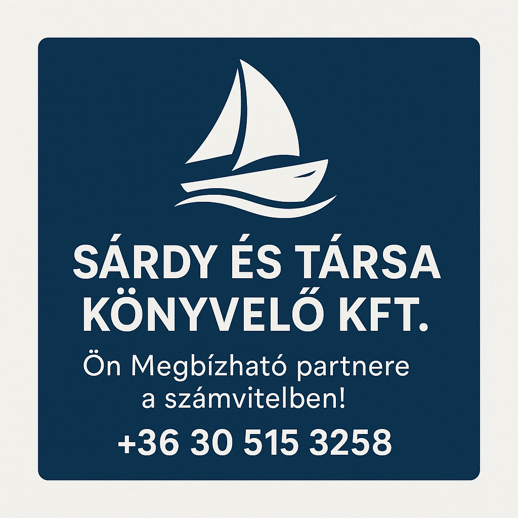 Sárdy és Társa Könyvelő Kft. – Ön Megbízható partnere a számvitelben! Sárdy Beáta közgazdász, mérlegképes könyvelő vezetésével.