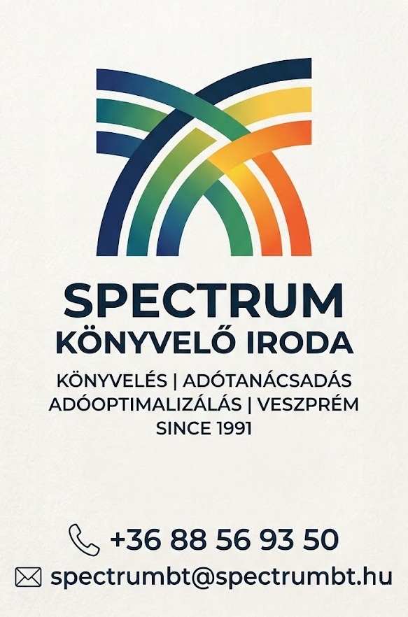 Spectrum Könyvelő Iroda - teljes körű számviteli szolgáltatás - adótanácsadás - nagy szakmai tapasztalattal - Veszprém