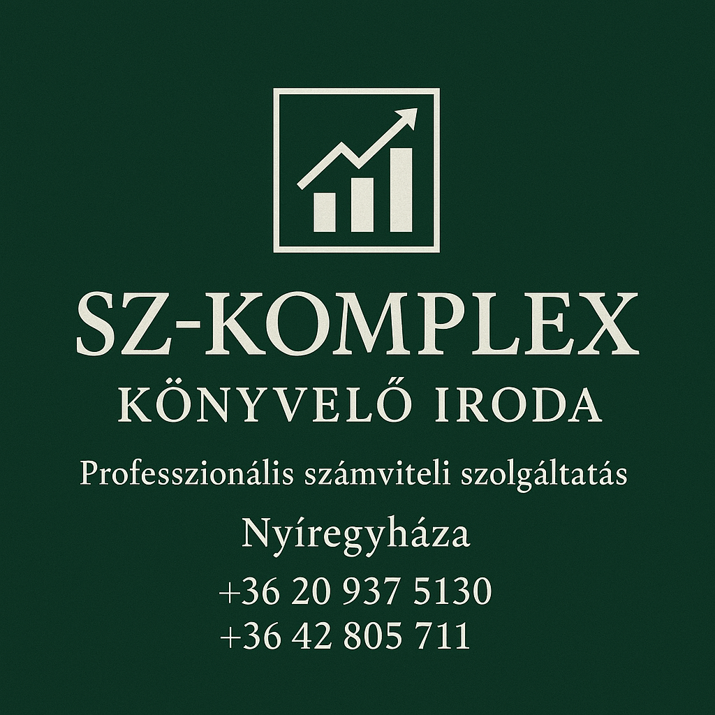 Sz-Komplex Könyvelő Iroda - könyvelés - hazai- nemzetközi és gazdasági adótanácsadás - Nyíregyháza