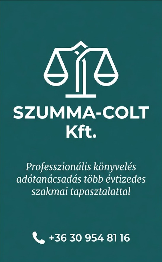 SZUMMA-COLT Kft. - teljes körű könyvelés - adótanácsadás - nagy szakmai tapasztalattal - XX. kerület - Pesterzsébet