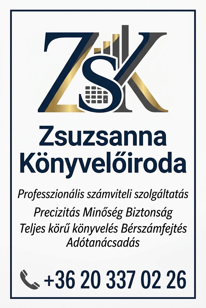 Zsuzsanna Könyvelő Irodája - átfogó, részletközpontú számviteli szolgáltatások!