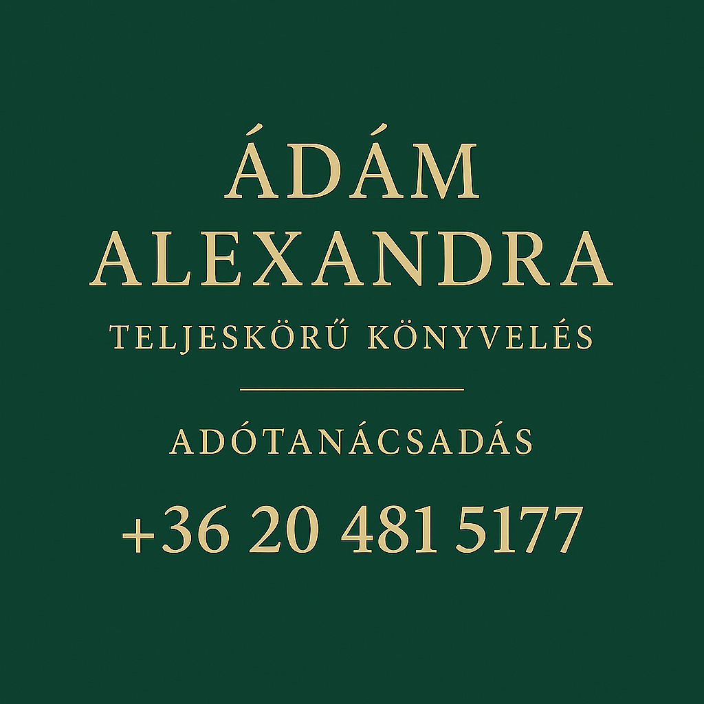Ádám Alexandra Könyvelő Irodája 